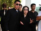戴思聪出殡现场独家曝光 刘德华表情凝重送恩师最后一程